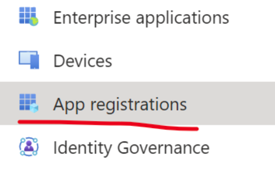 App registration